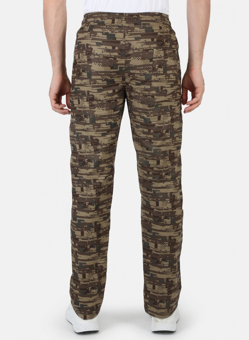 Men Khaki Printed Winter Lower