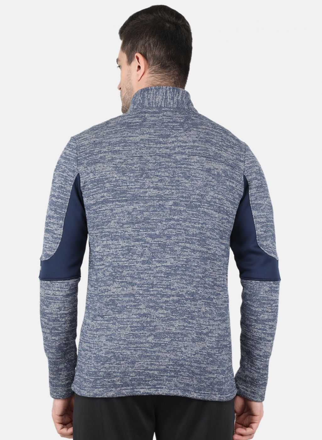 Men Navy Blue Printed Sweatshirt