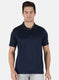 Men NAvy Blue Plain T-Shirt