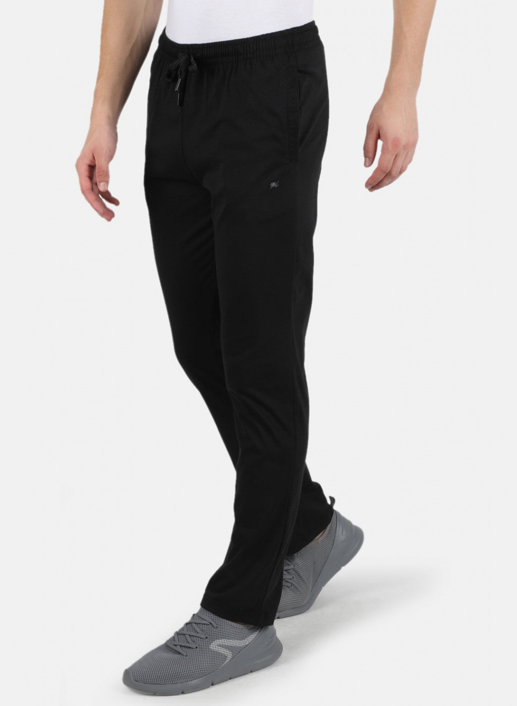 Men Black Plain Lower