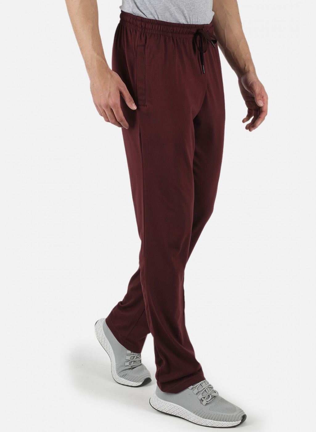 Men Maroon Regular Fit Lower