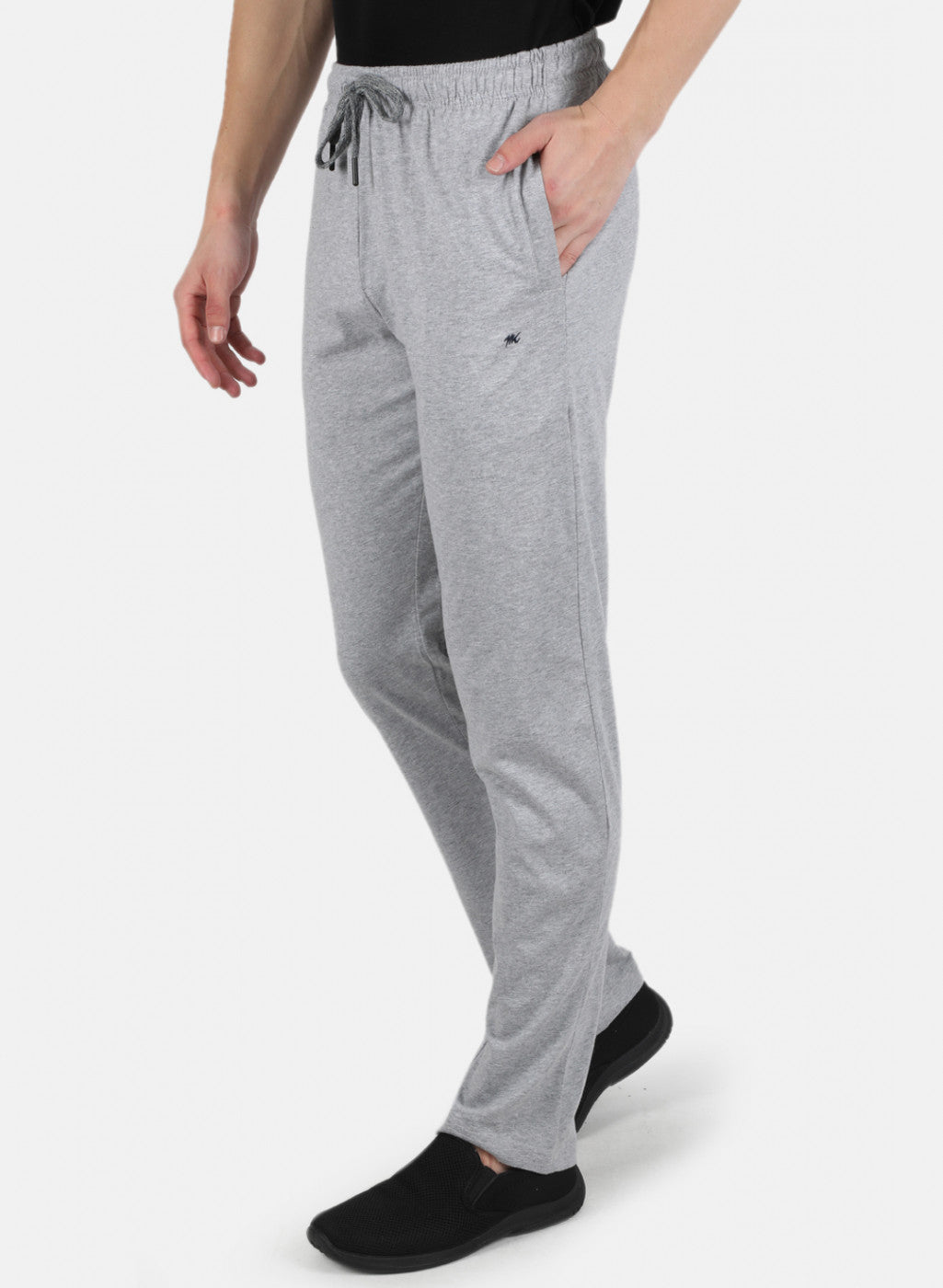 Men Grey Plain Lower