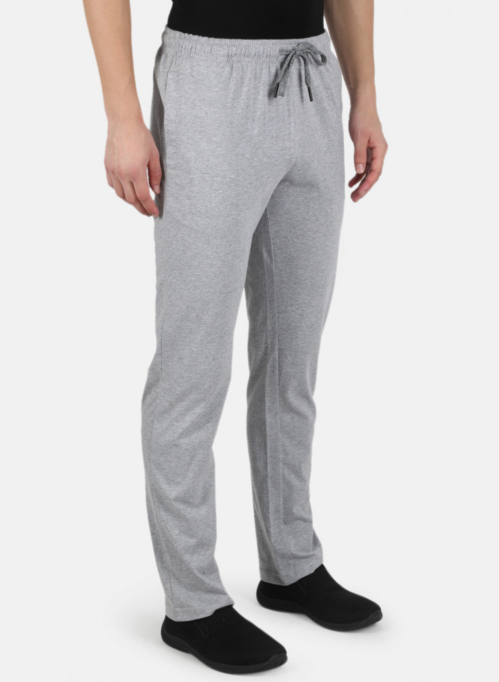 Men Grey Plain Lower