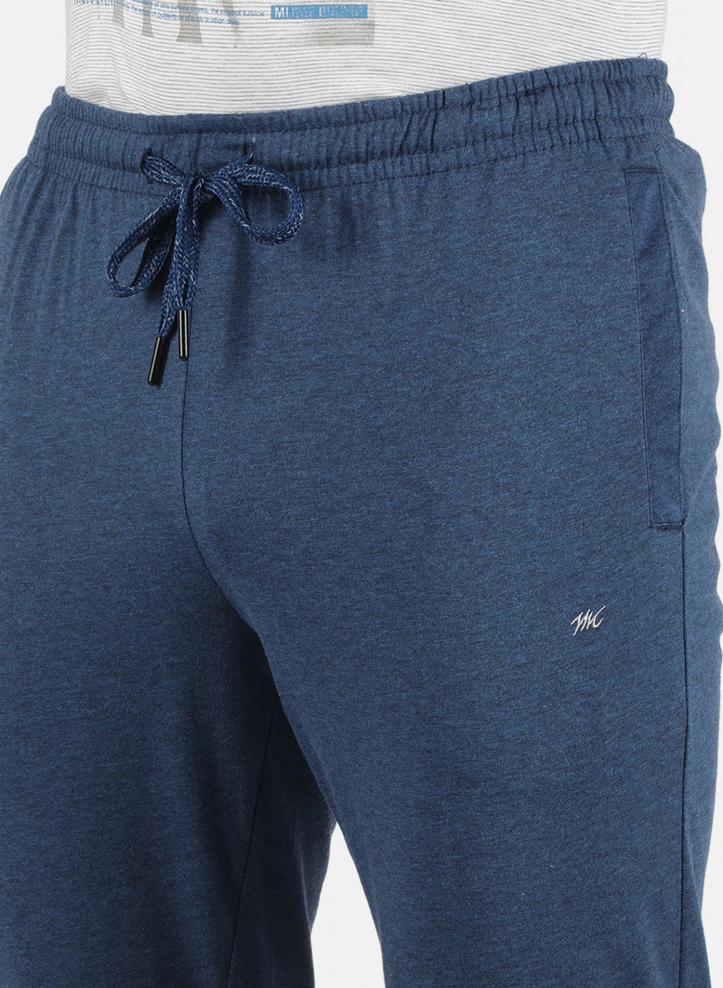 Men Blue Plain Lower