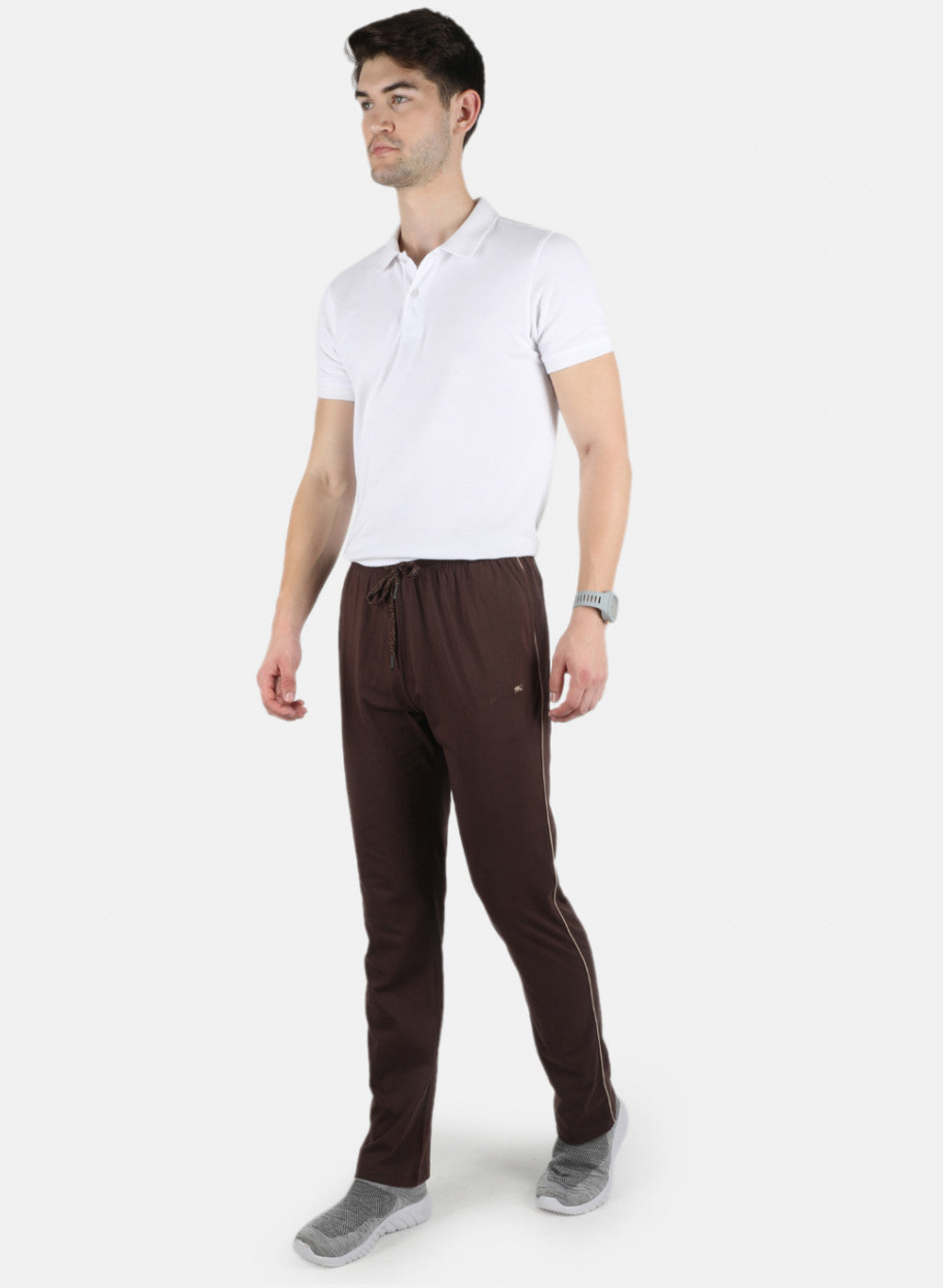 Men Brown Plain Lower