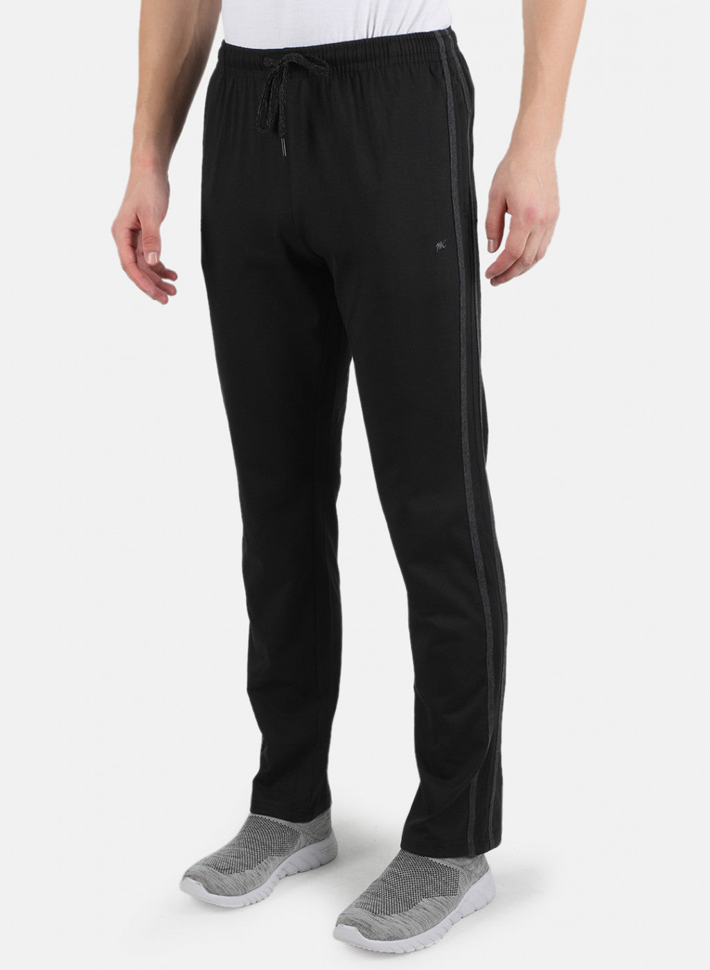 Men Black Plain Lower