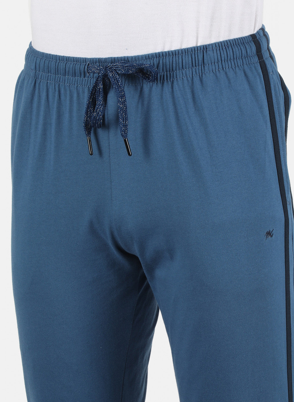 Men Blue Plain Lower