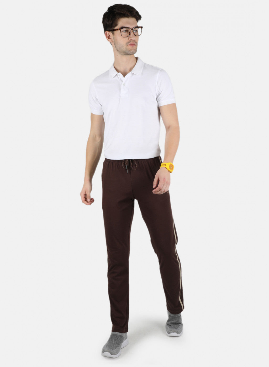 Men Brown Plain Lower