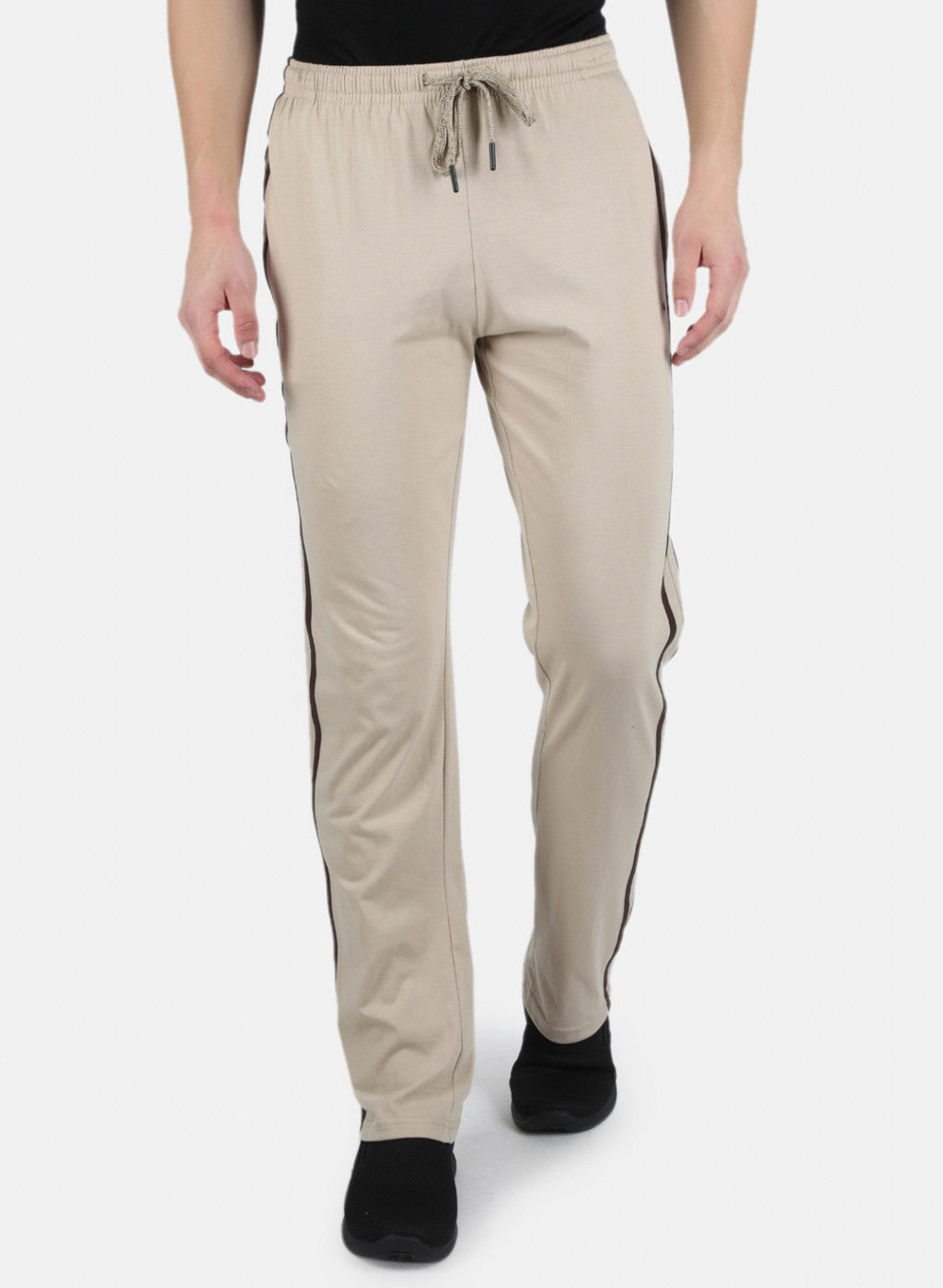 Men Beige Plain Lower