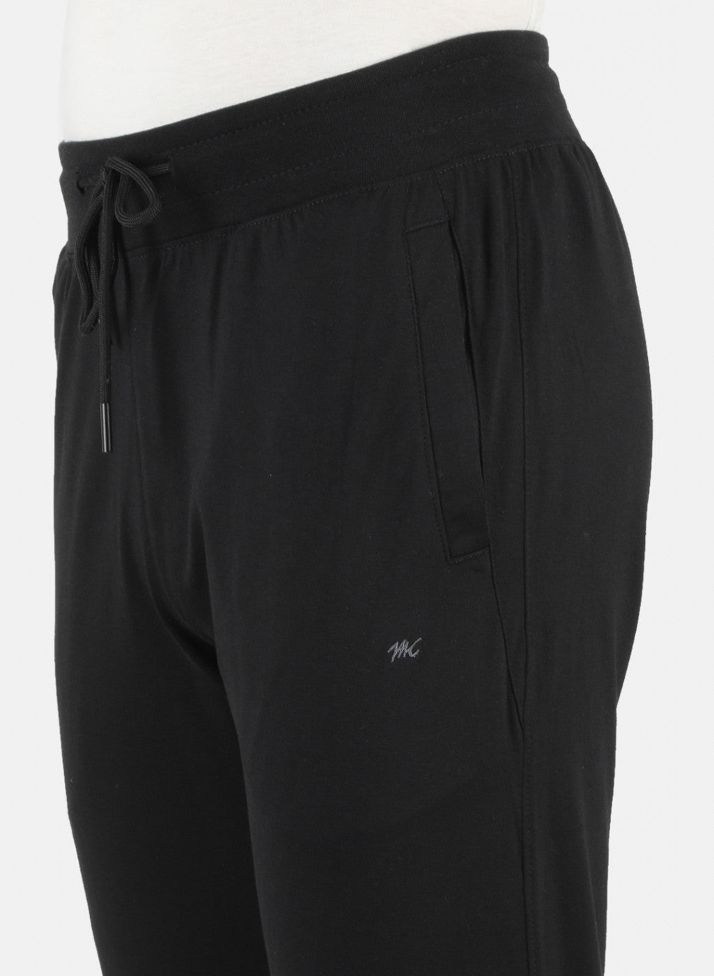 Men Black Plain Lower