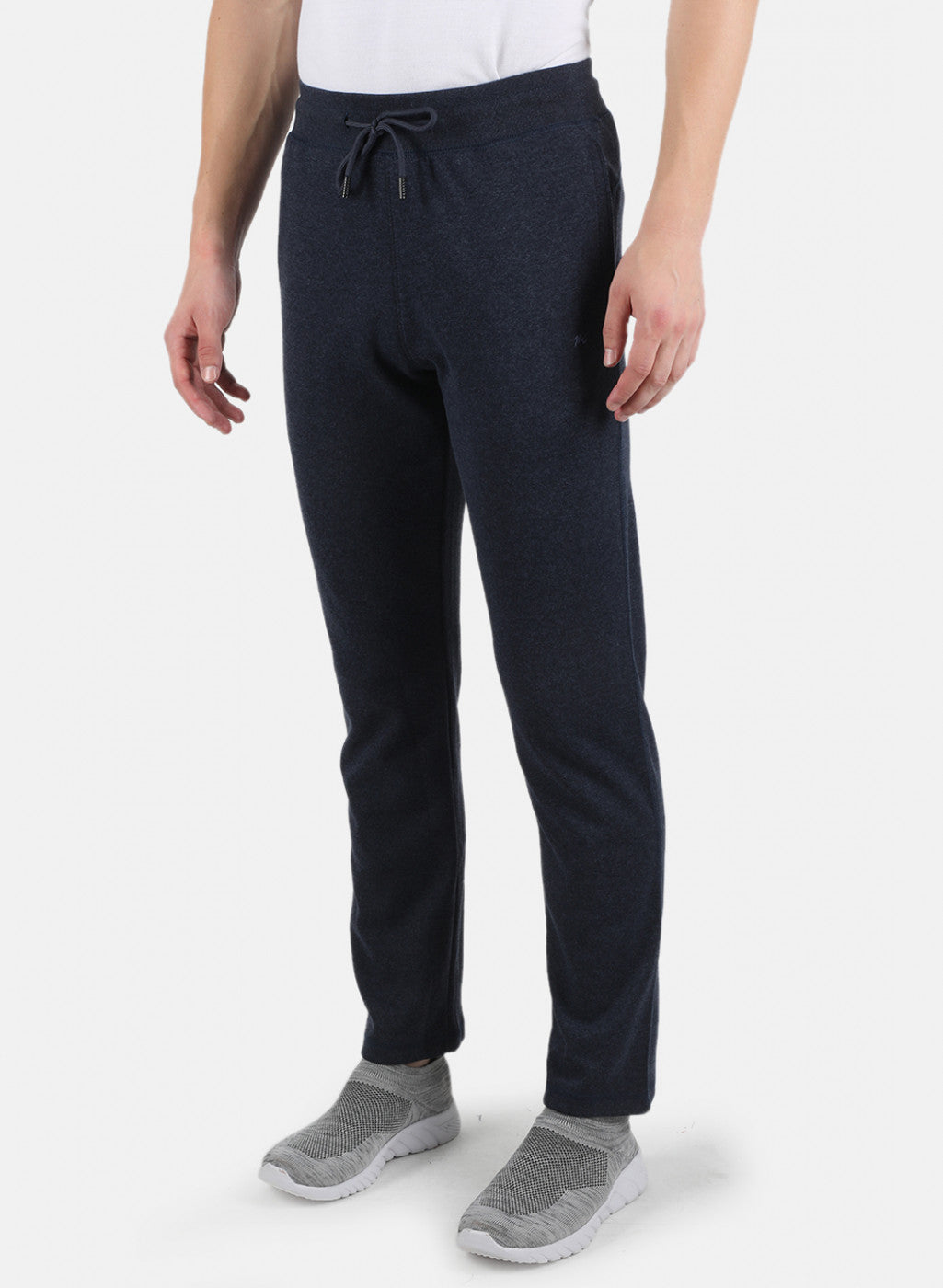 Men Blue Plain Lower