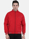 Men Red Solid Jacket