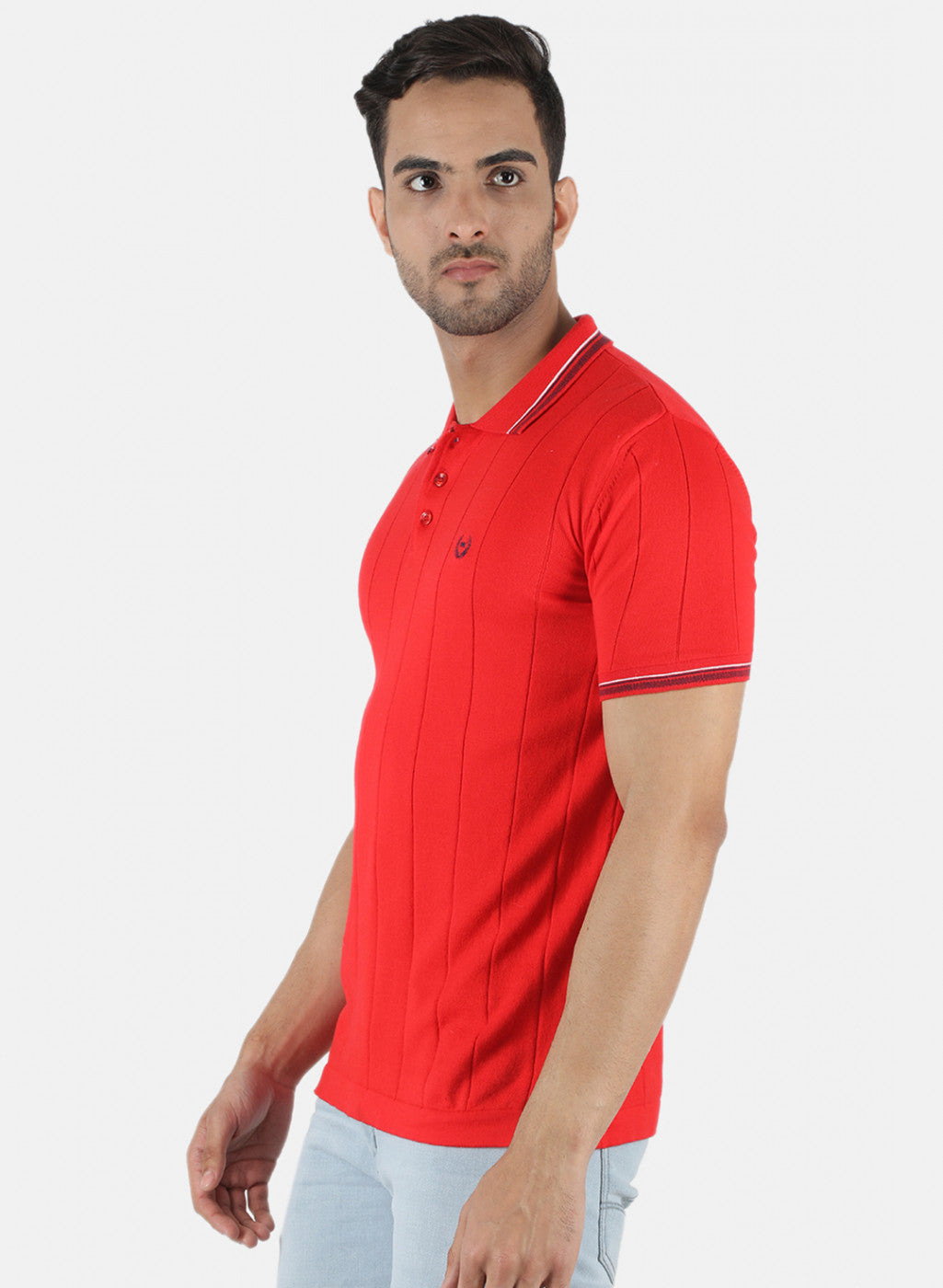 Men Red Printed T-Shirt