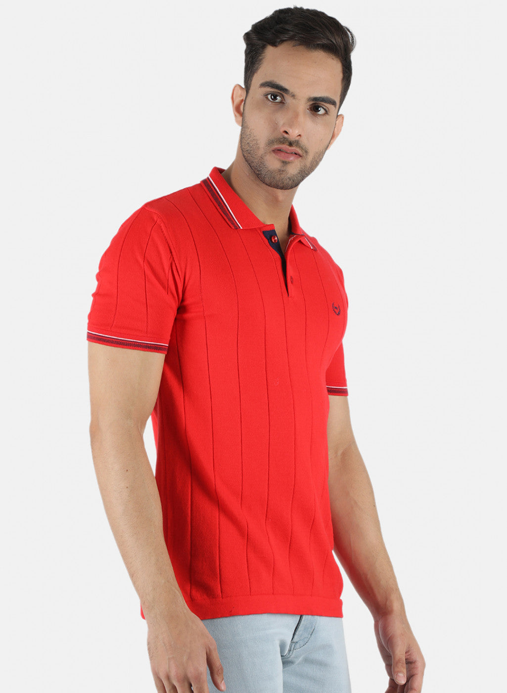 Men Red Printed T-Shirt