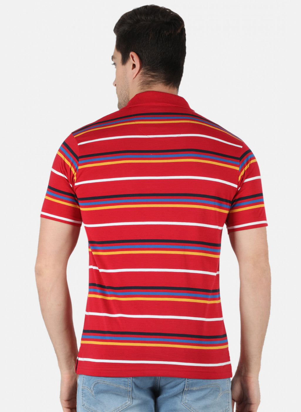 Men Red Stripe T-Shirt