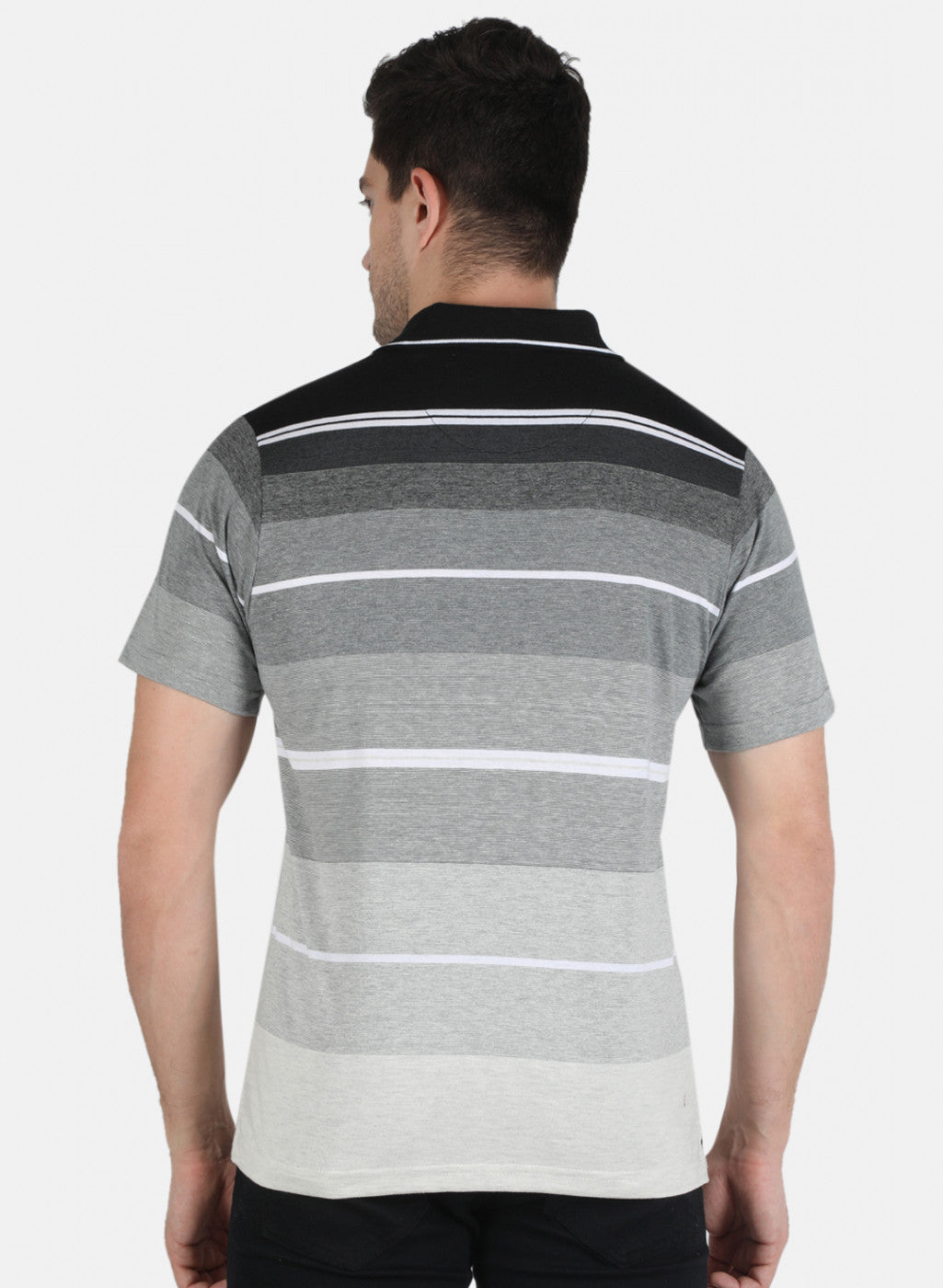 Men Black Stripe T-Shirt