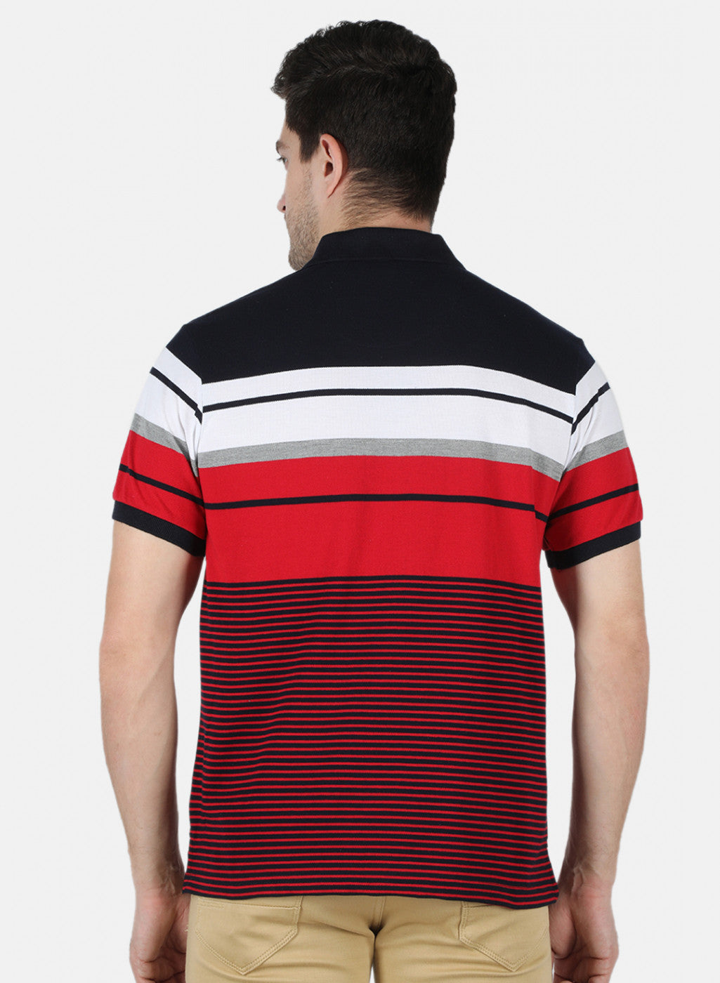 Men Red Stripe T-Shirt