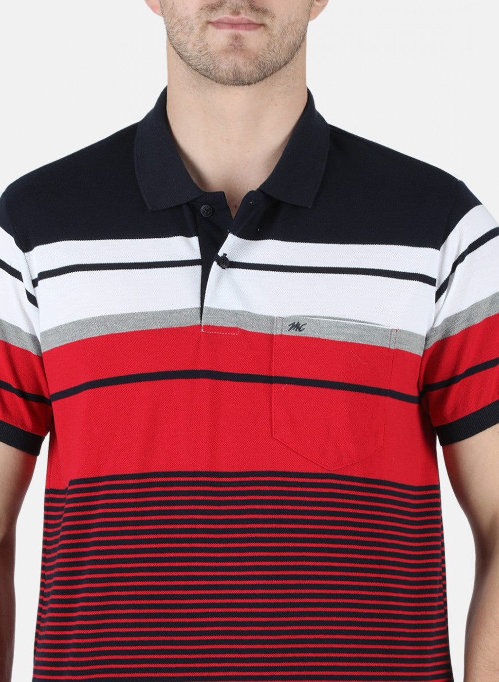 Men Red Stripe T-Shirt