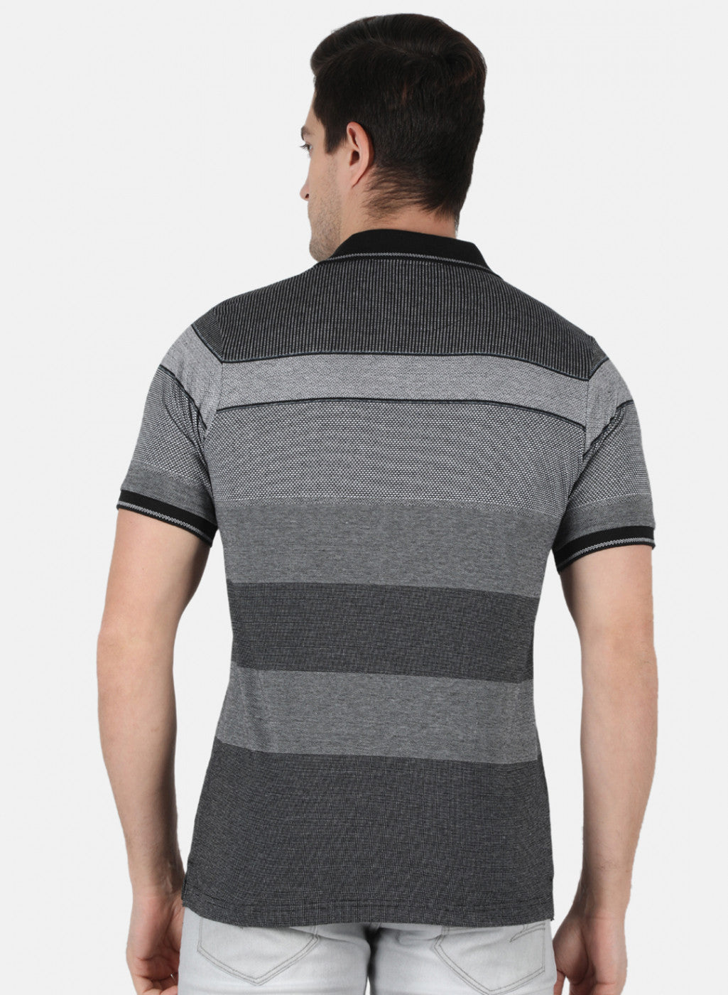 Men Black Stripe T-Shirt