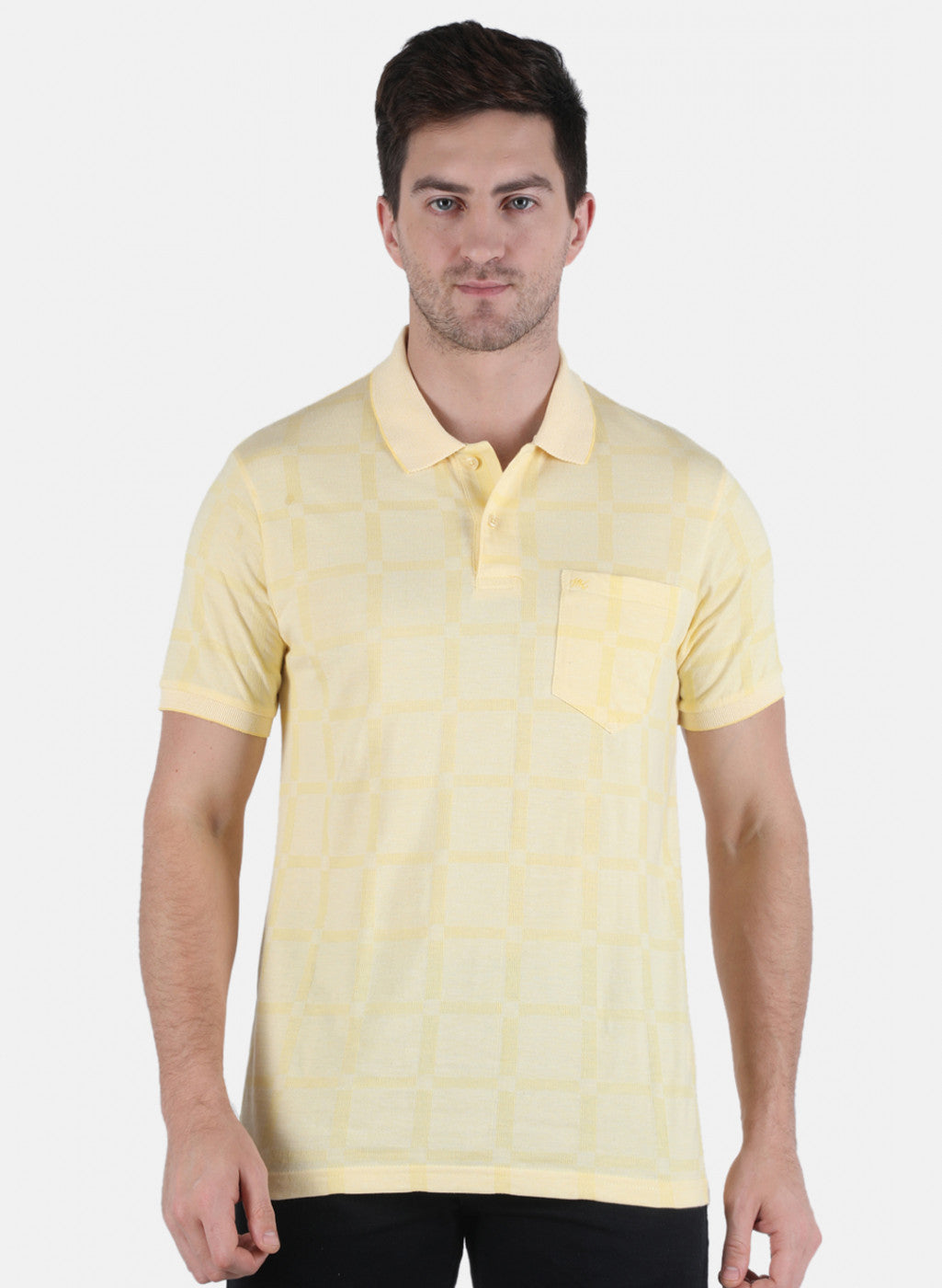 Men Yellow Stripe T-Shirt