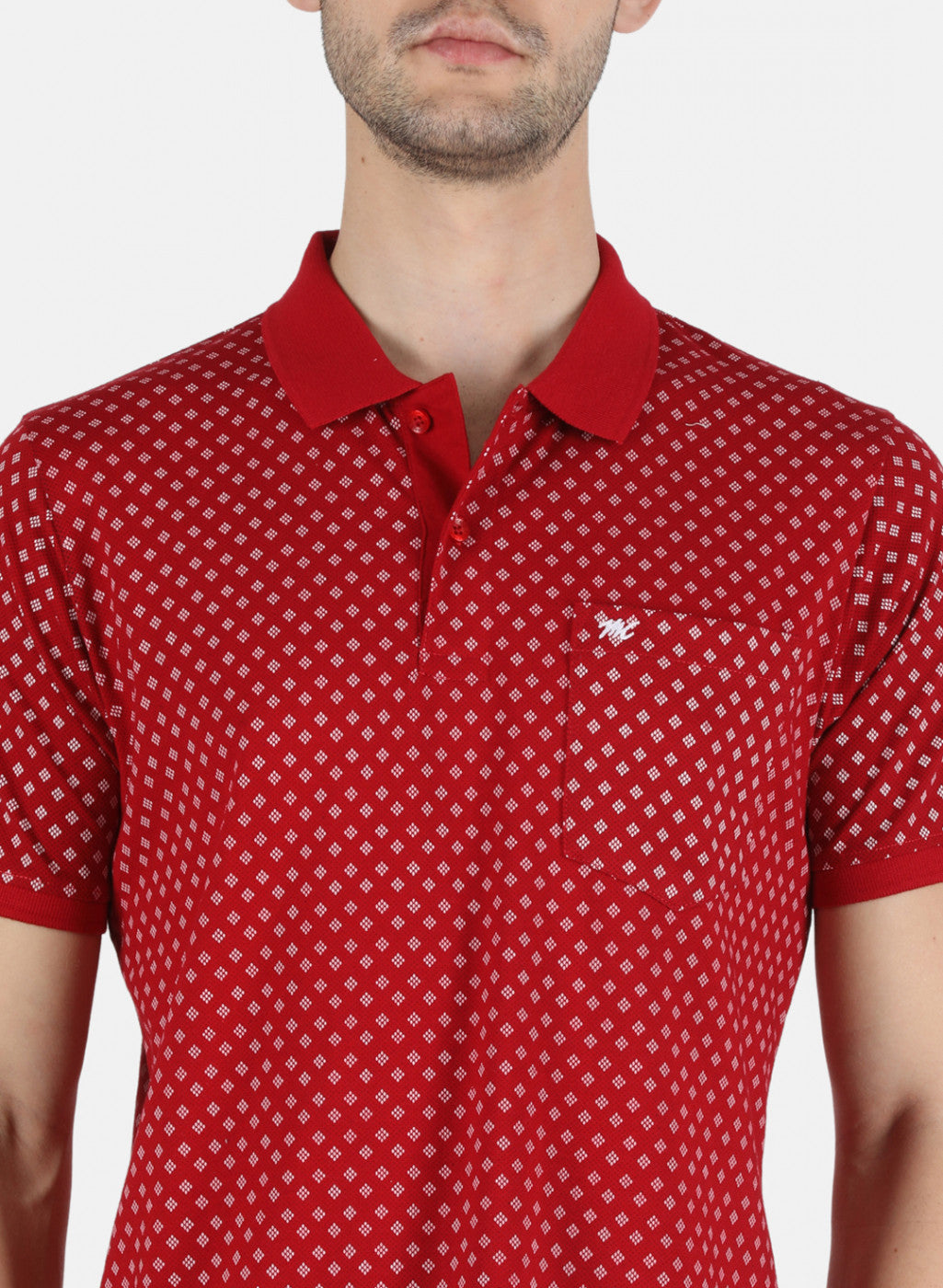 Men Red Printed T-Shirt