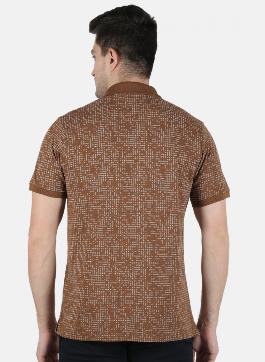 Men Brown Printed T-Shirt