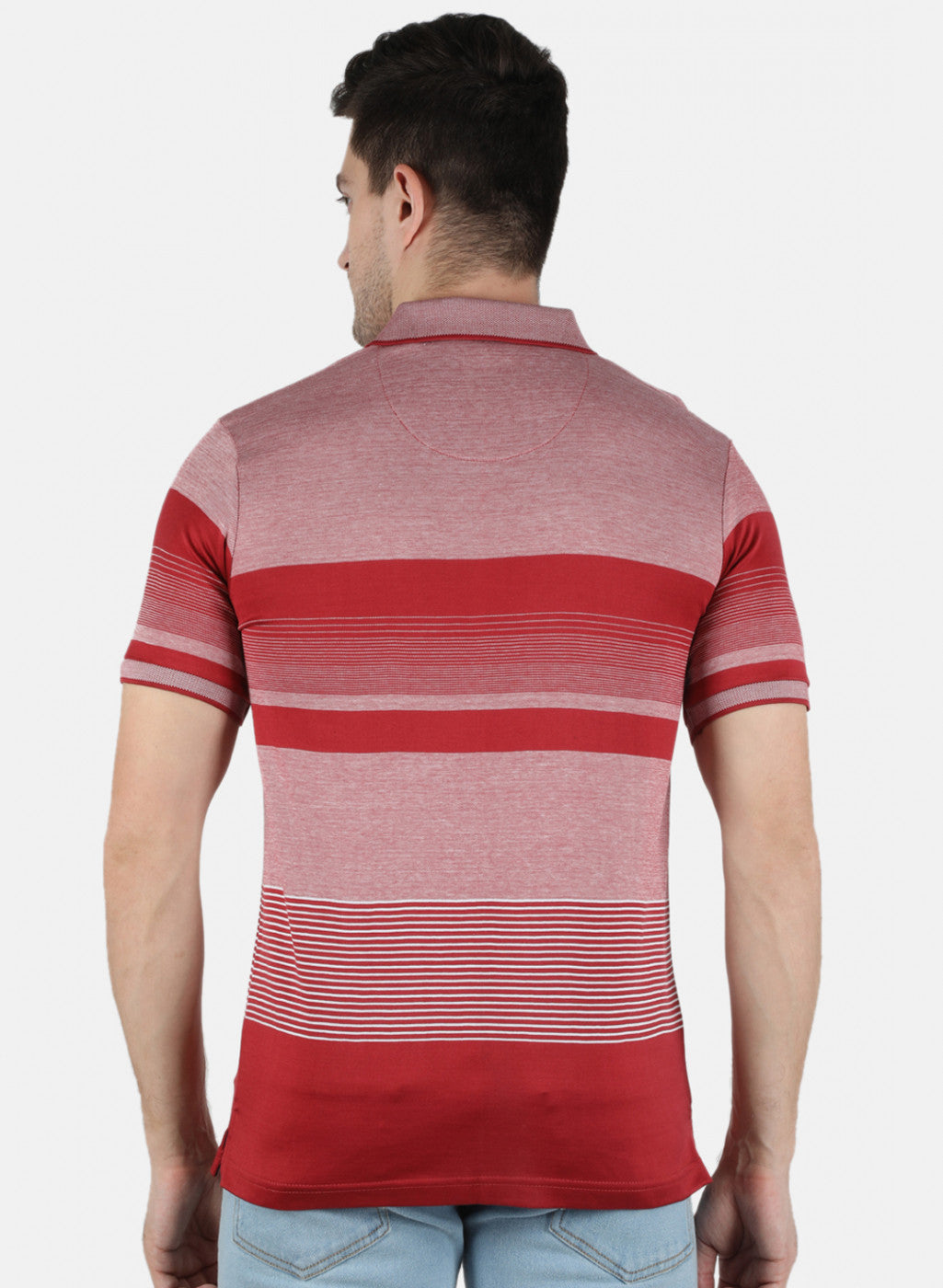 Men Red Stripe T-Shirt