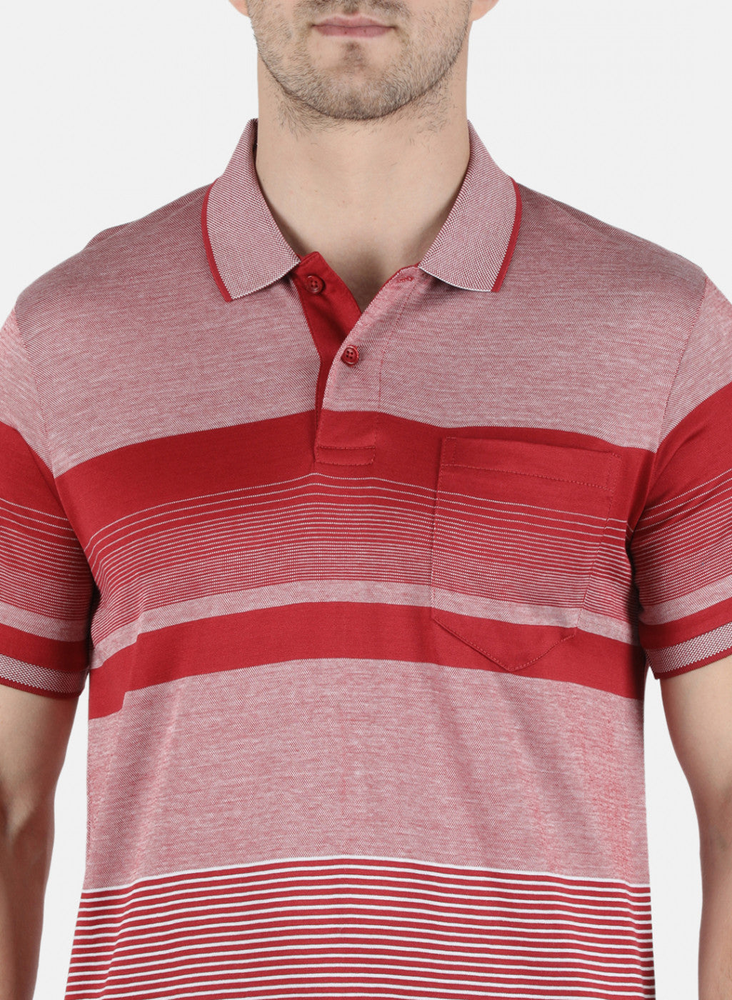 Men Red Stripe T-Shirt