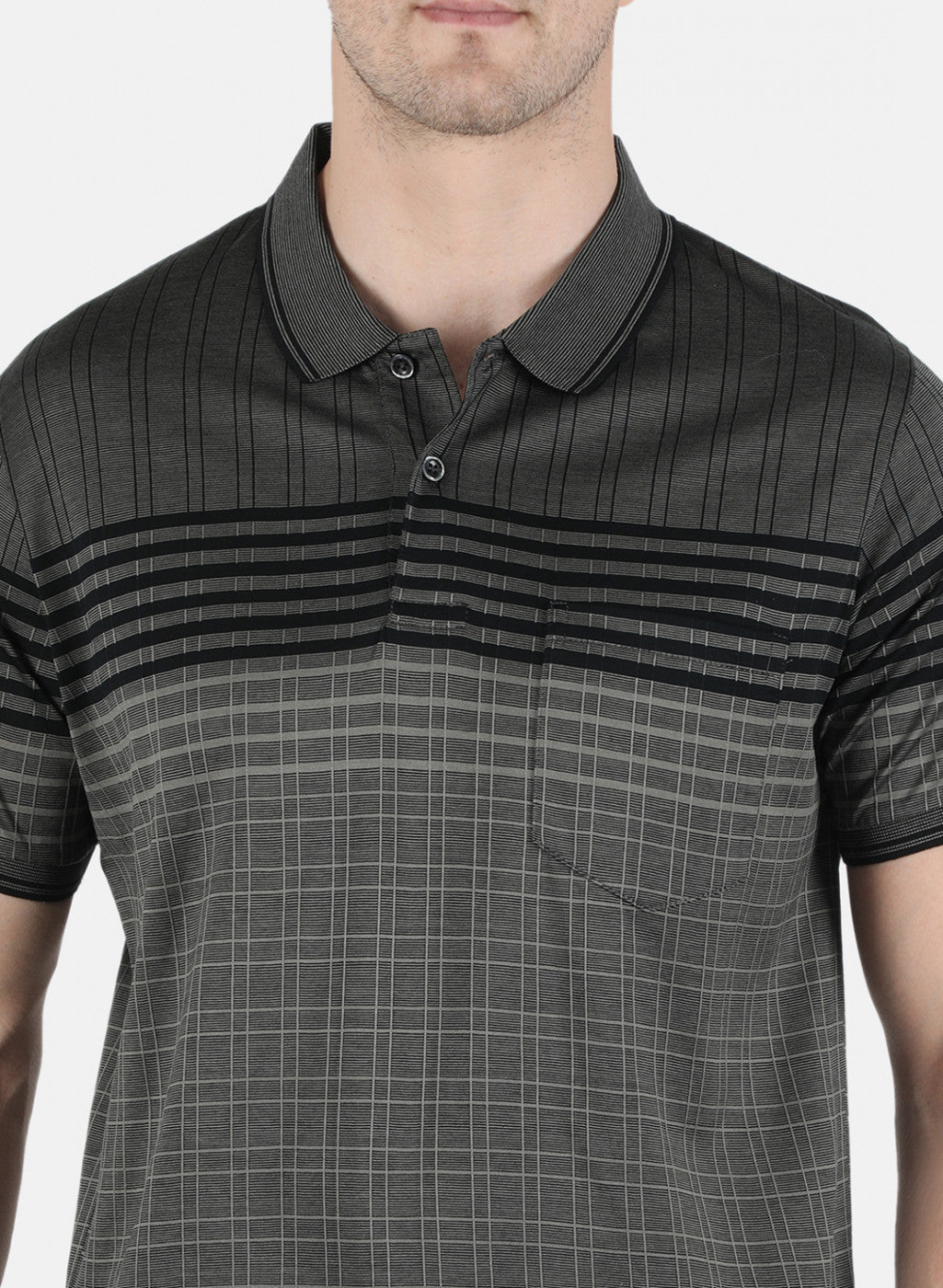 Men Black Stripe T-Shirt