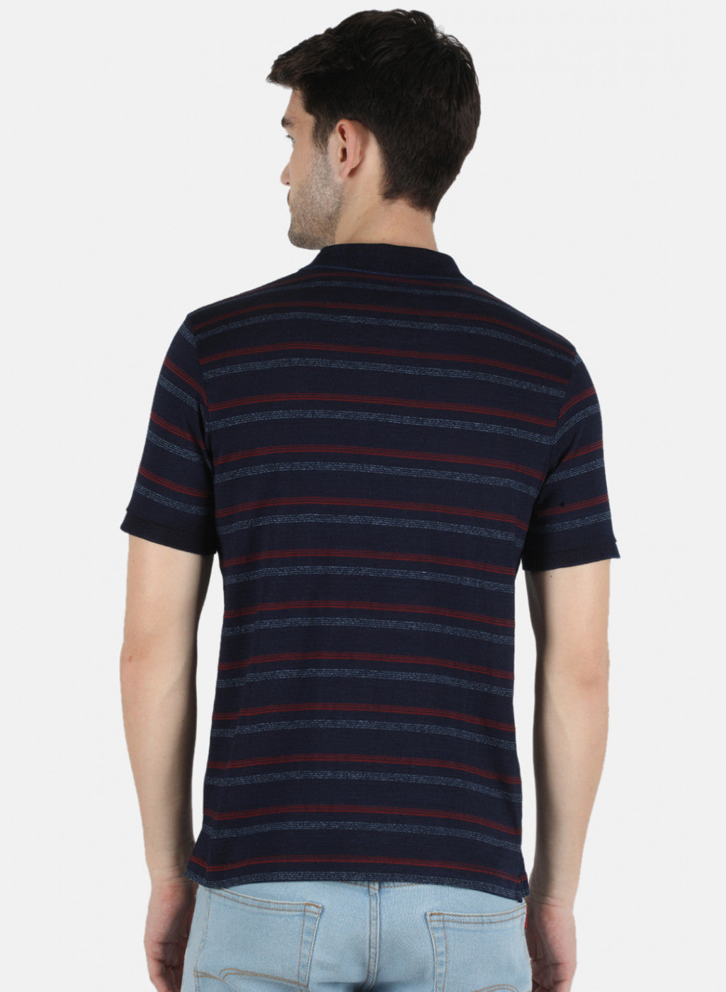 Men Red Stripe T-Shirt