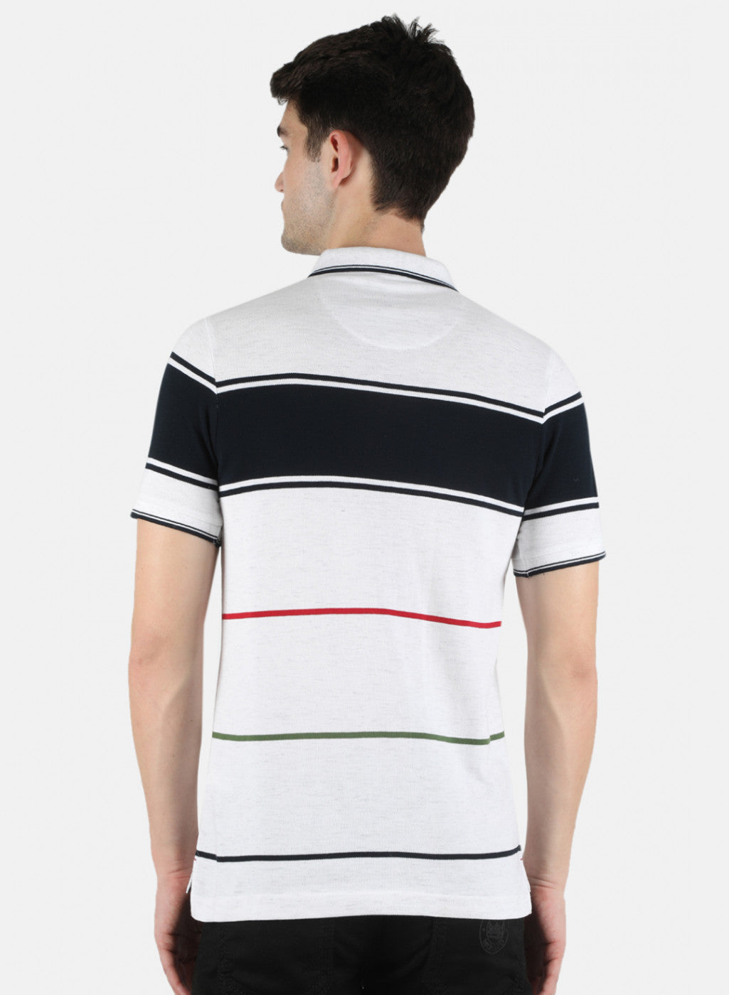 Men Grey Stripe T-Shirt