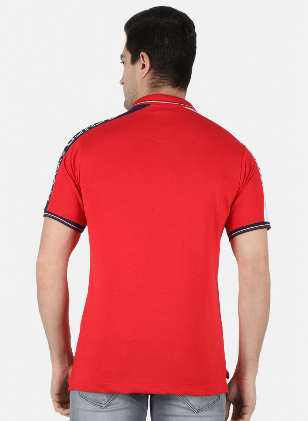 Men Red Printed T-Shirt