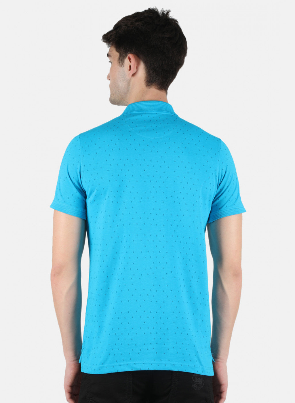 Men Blue Printed T-Shirt