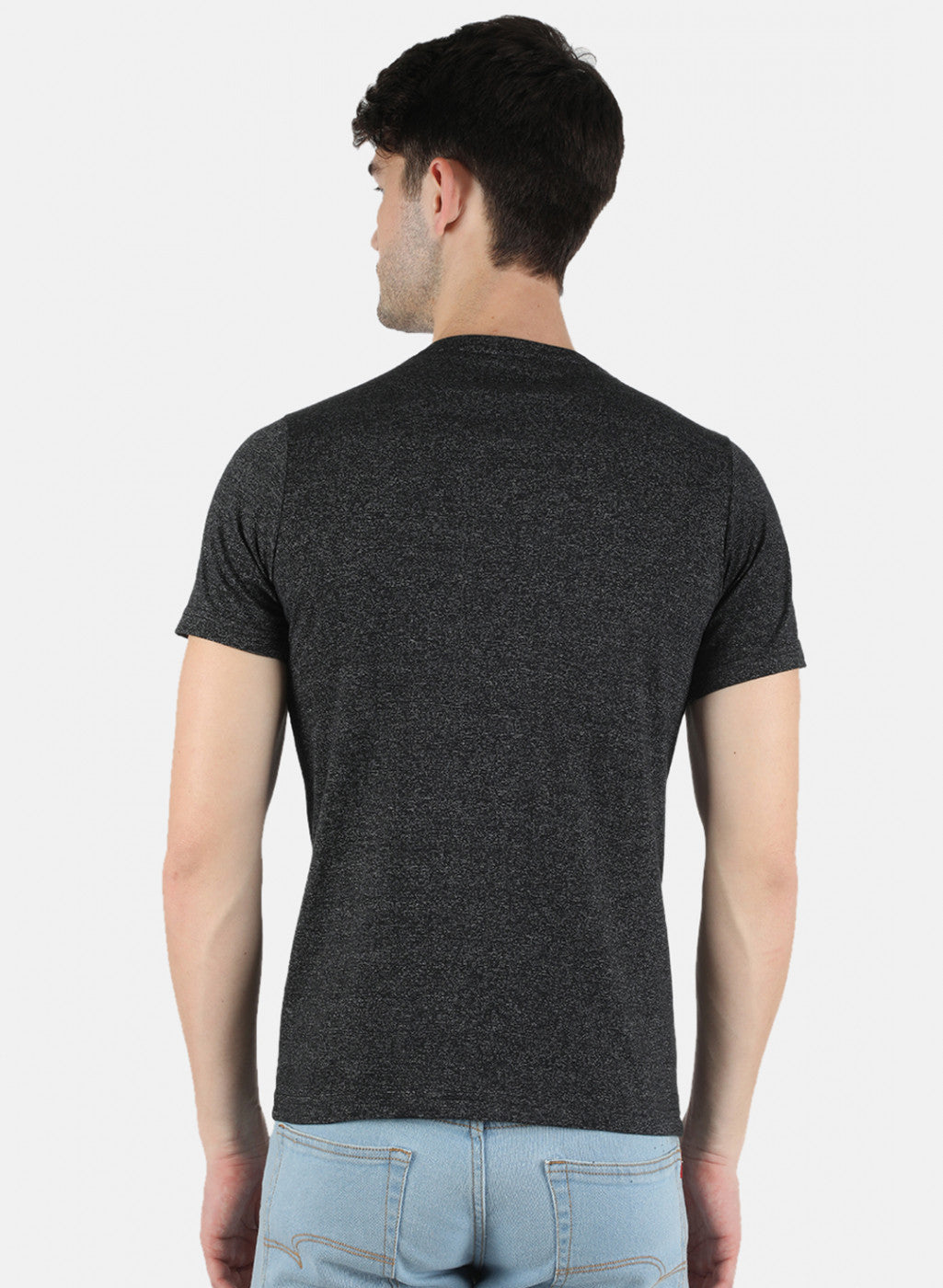 Men Black Printed T-Shirt