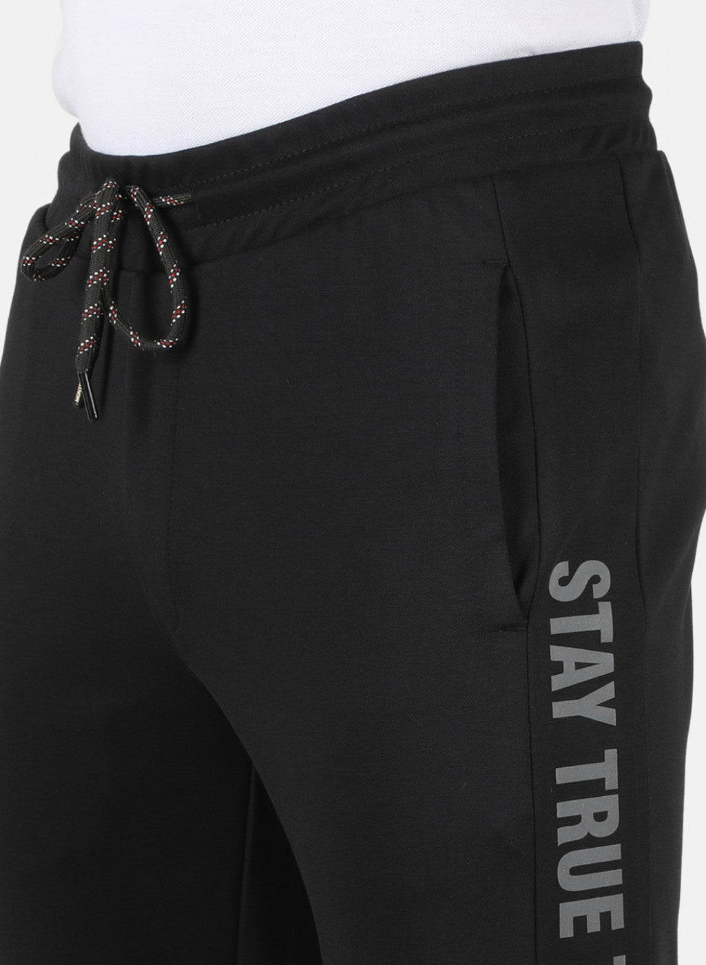 Men Black Smart Fit Lower