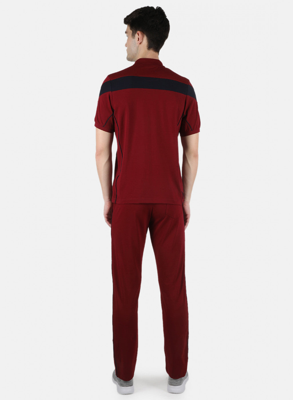 Men Maroon Plain 3 Pc Combo