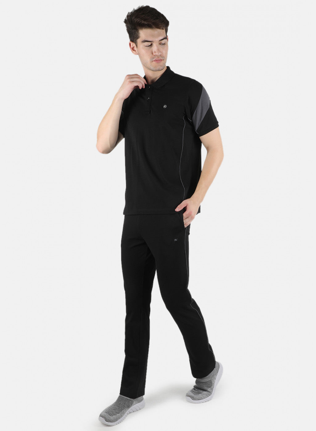 Men Black Plain 3 Pc Combo