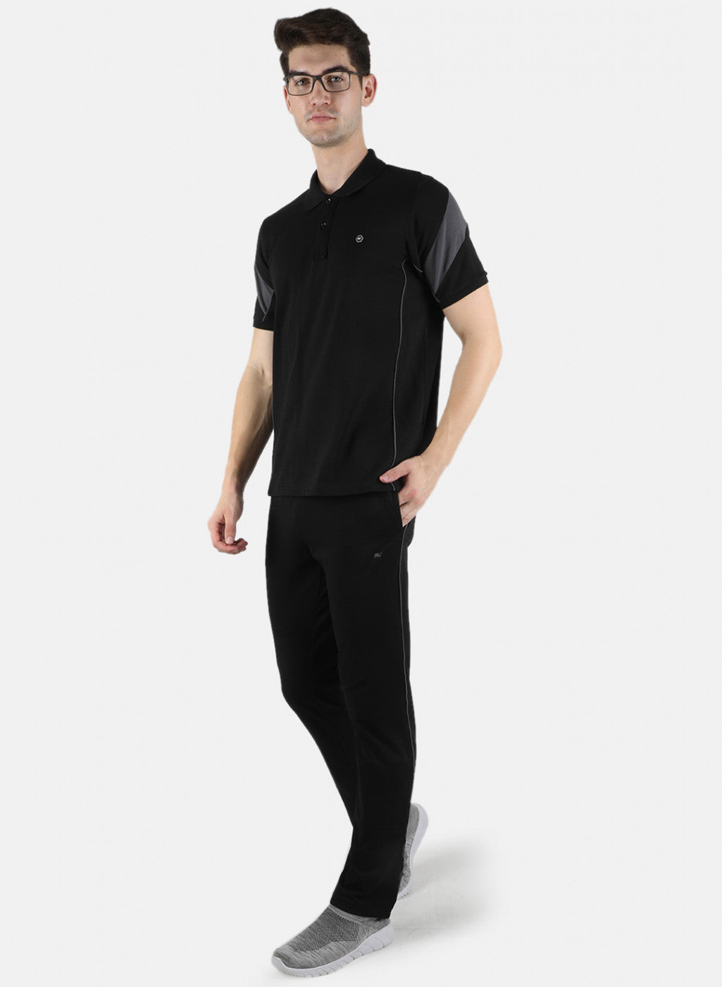 Men Black Plain 3 Pc Combo