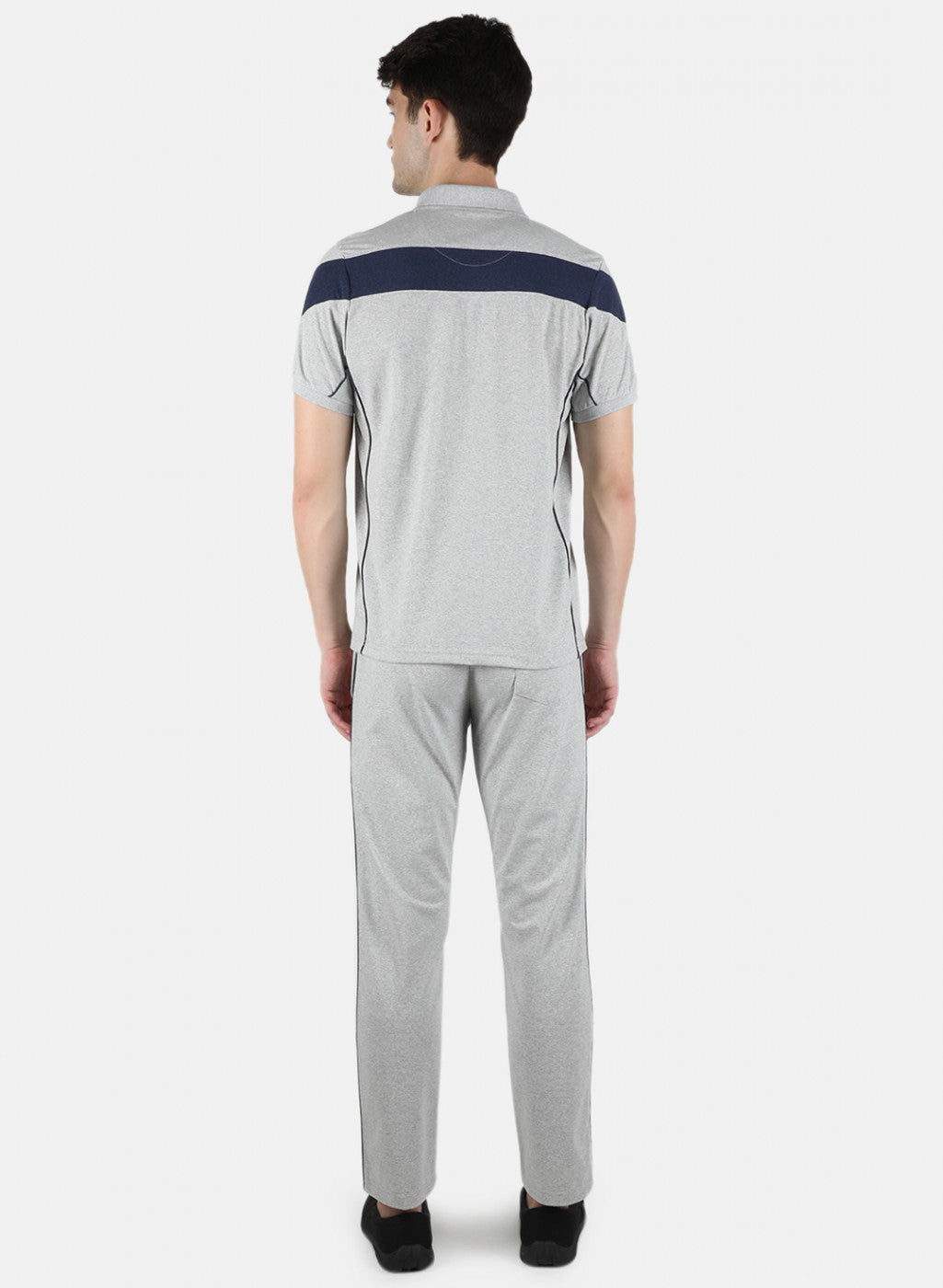 Men Grey Plain 3 Pc Combo