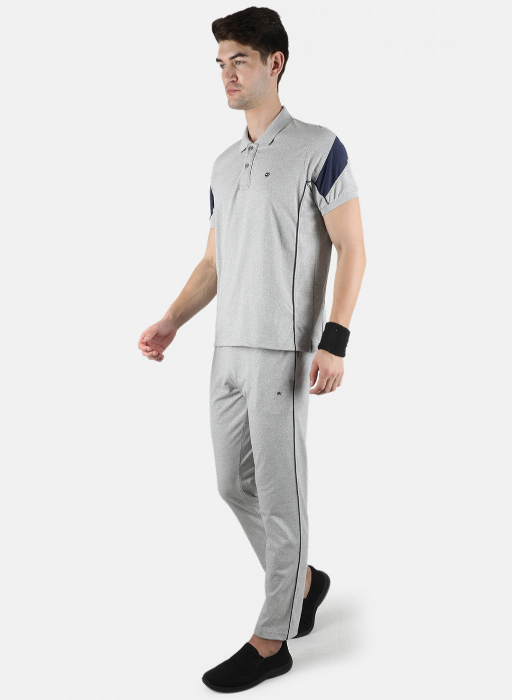 Men Grey Plain 3 Pc Combo