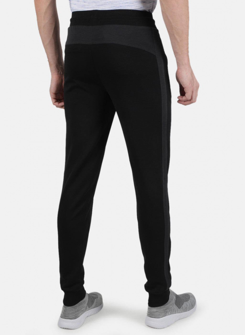 Men Black Plain Lower