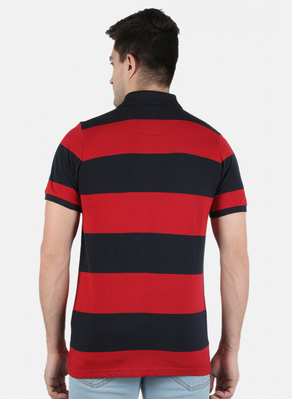 Men Red Stripe T-Shirt