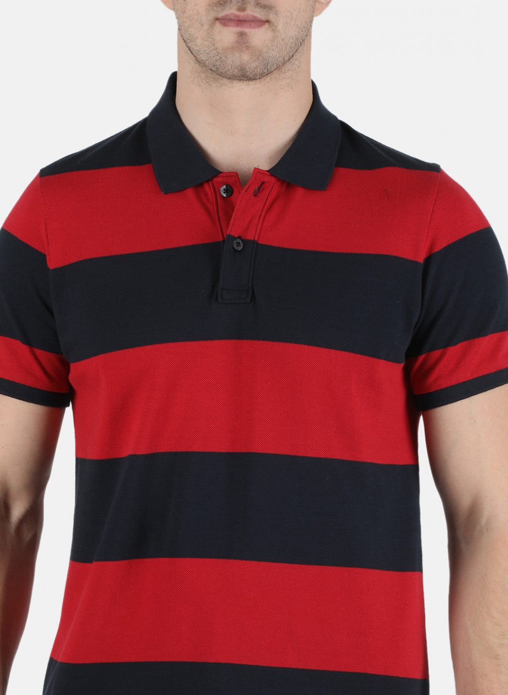 Men Red Stripe T-Shirt