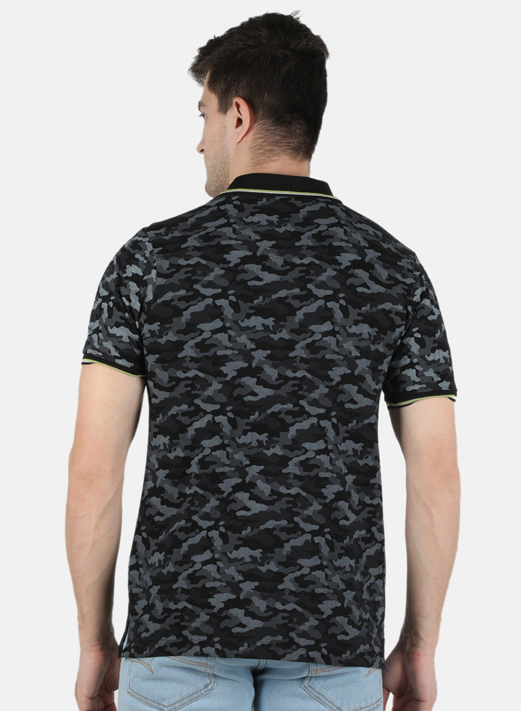 Men Black Printed T-Shirt