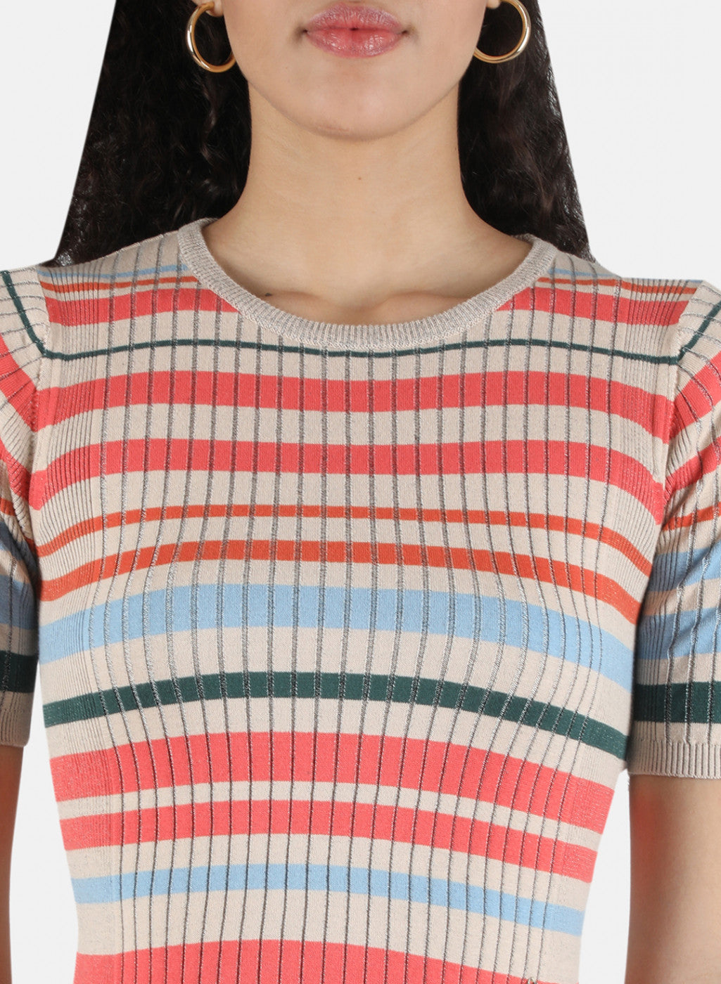 Women Multicolor Stripe Top