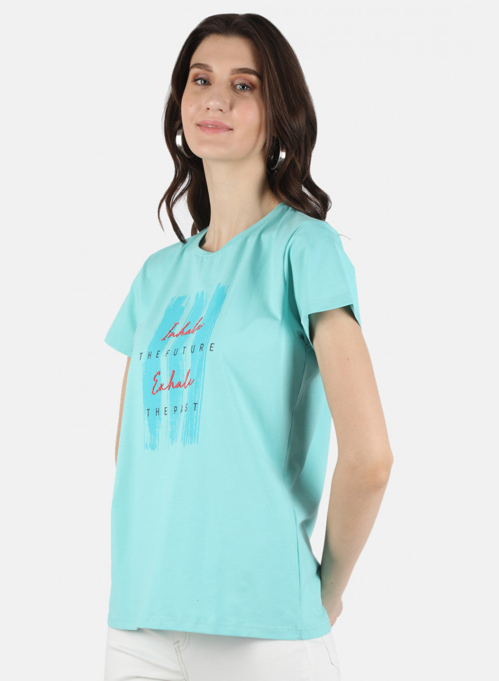 Women Sea Green Printed Top