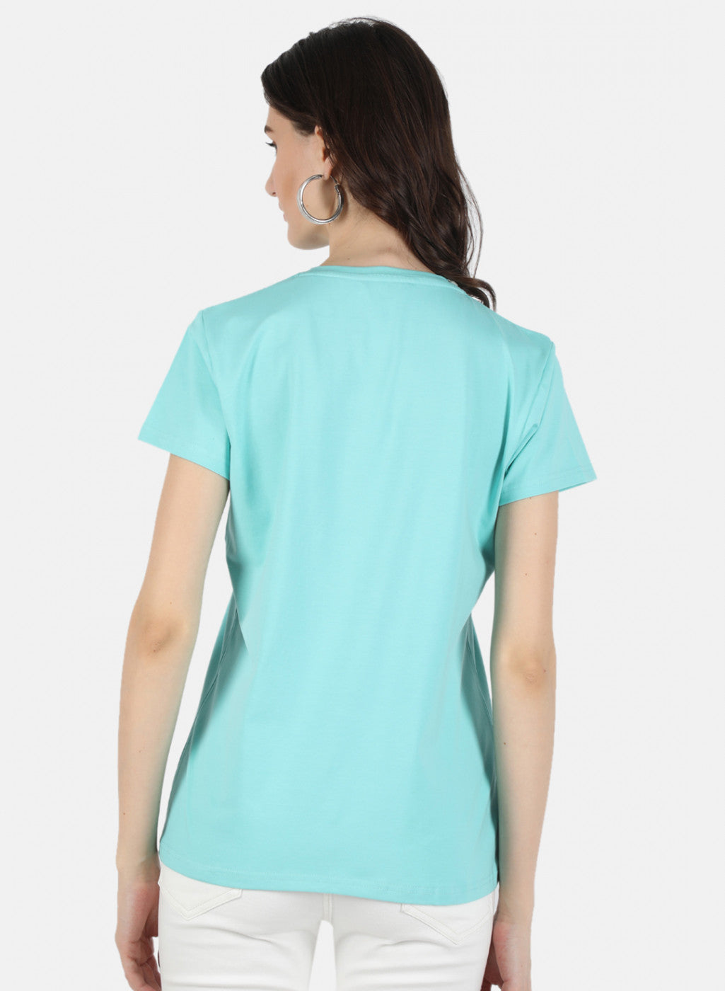 Women Sea Green Printed Top