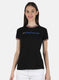 Women Black Embroidered Top