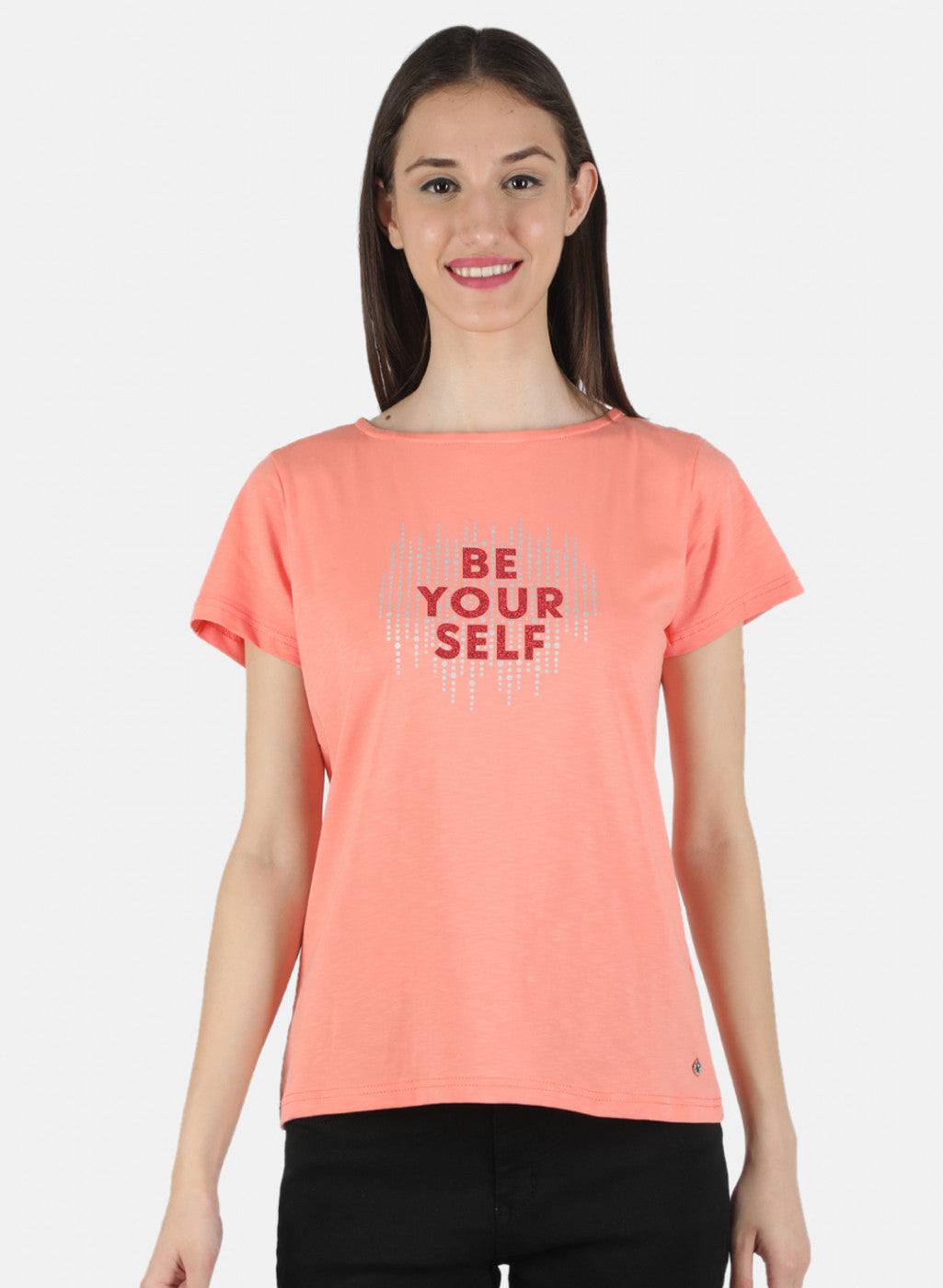 Women Pink Printed Top