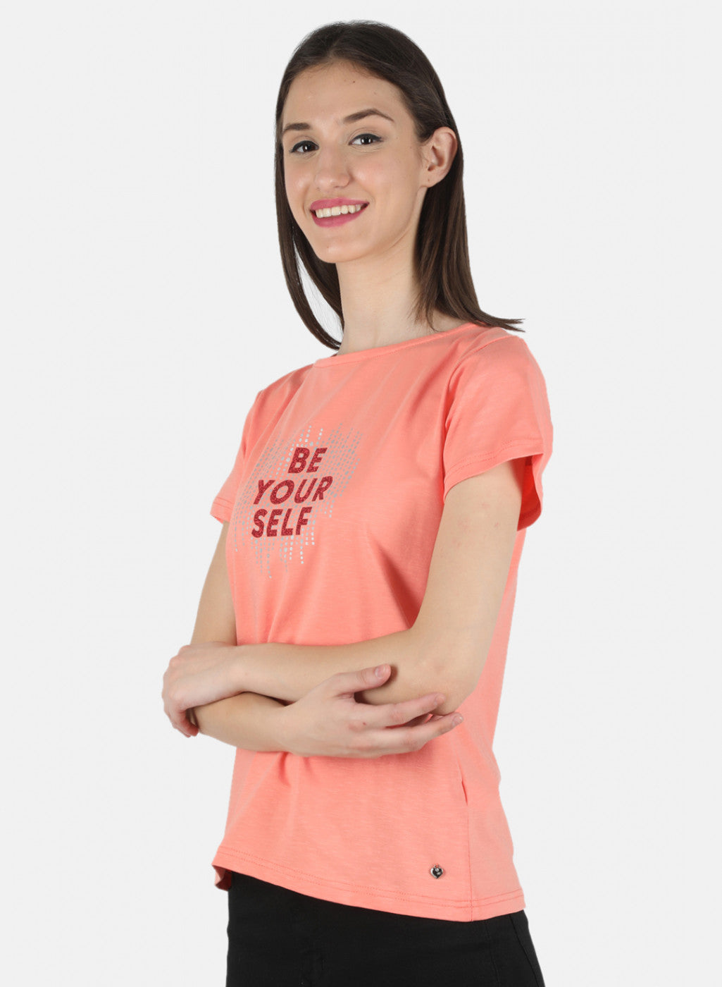 Women Pink Printed Top